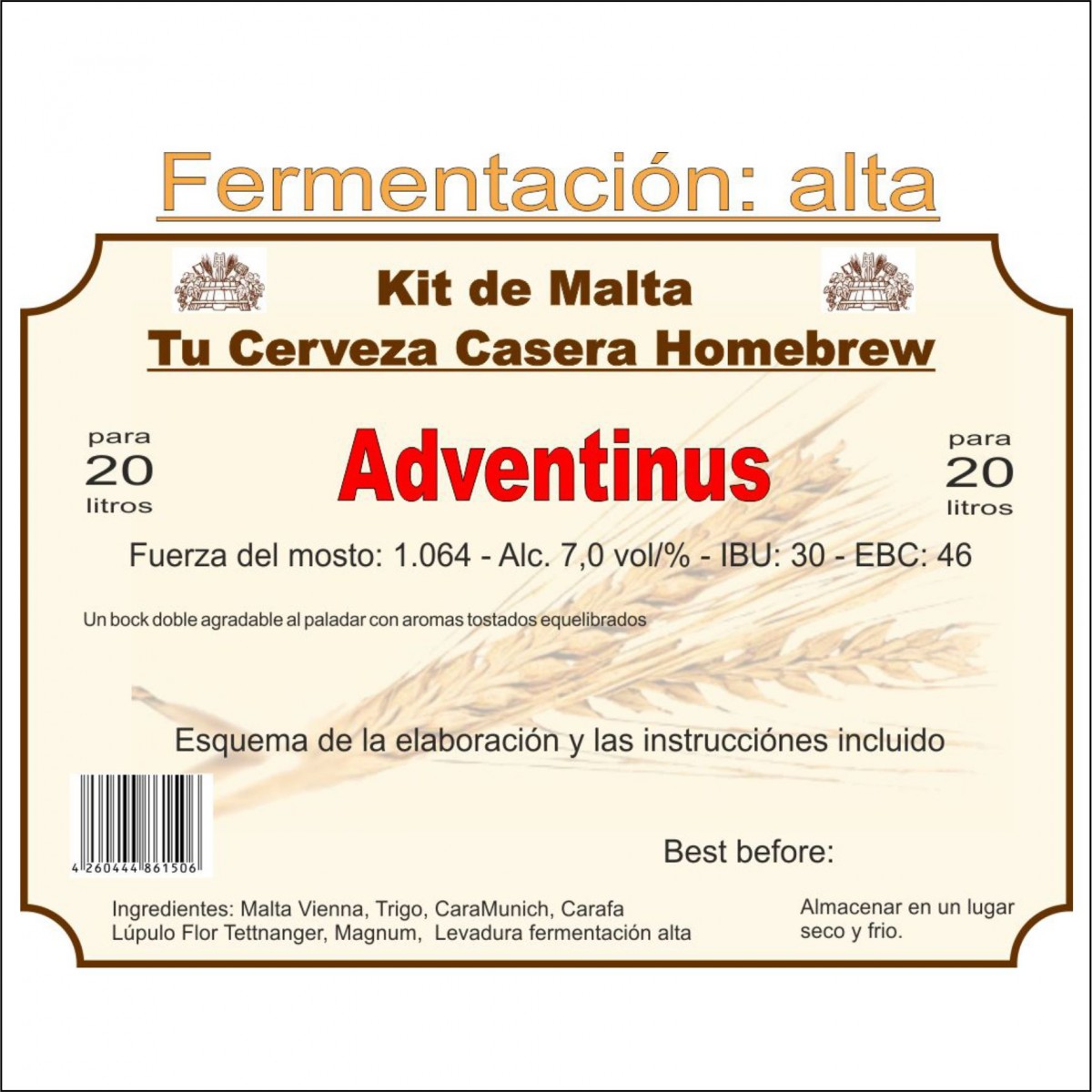 Kit en grano "Adventinus"
