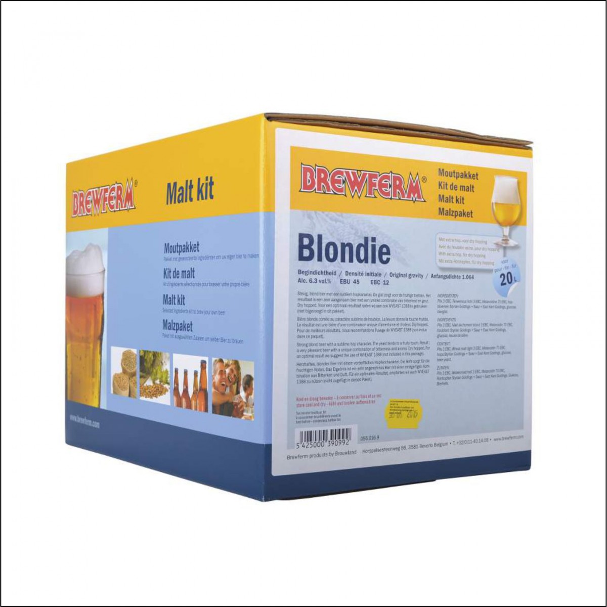 Kit de malta en grano "Blondie"