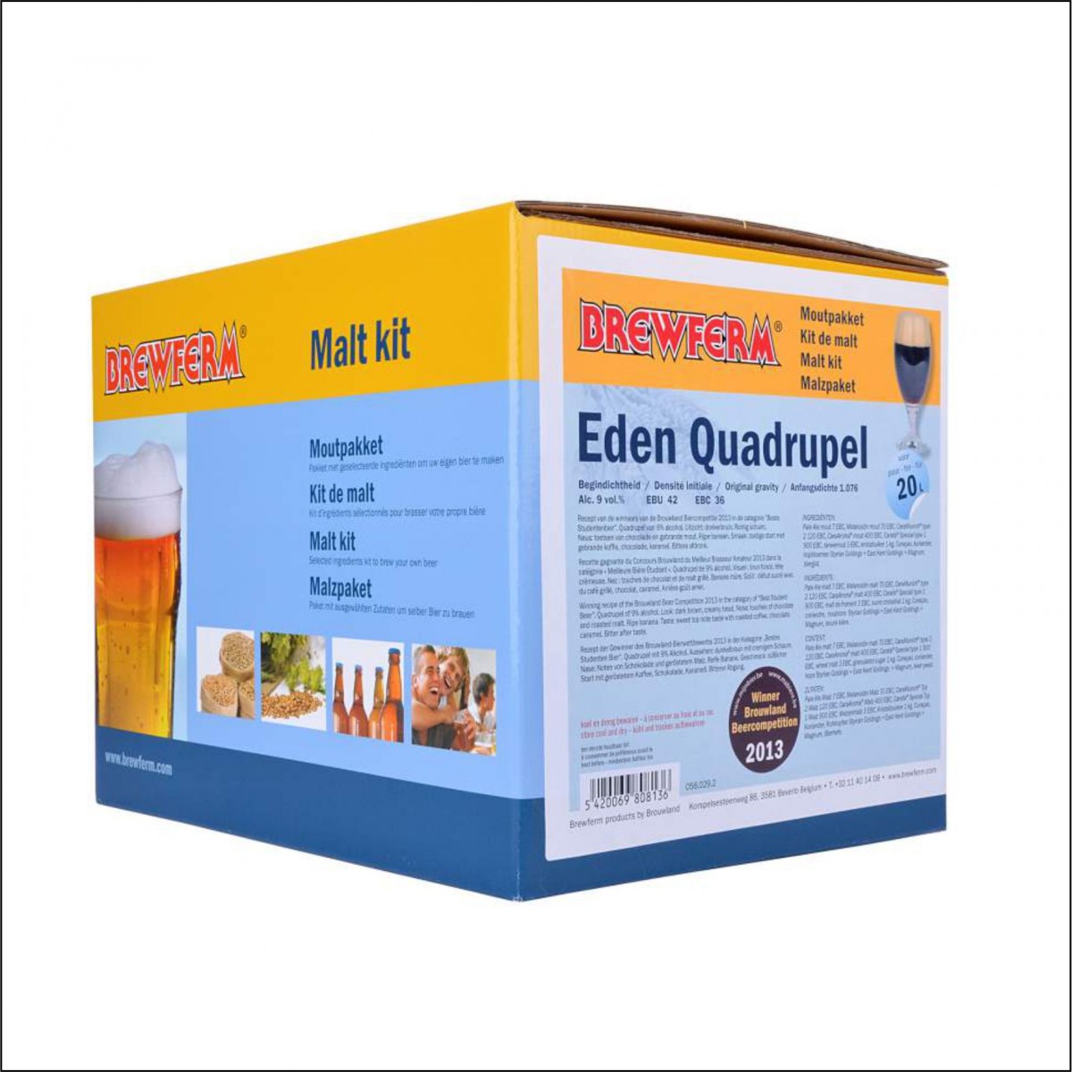 Kit de malta en grano "Eden Quadrupel"