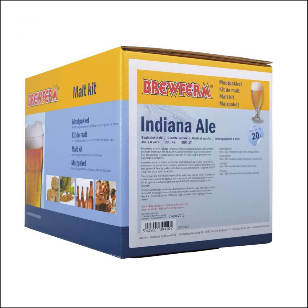 Kit de malta en grano "Indiana Ale"