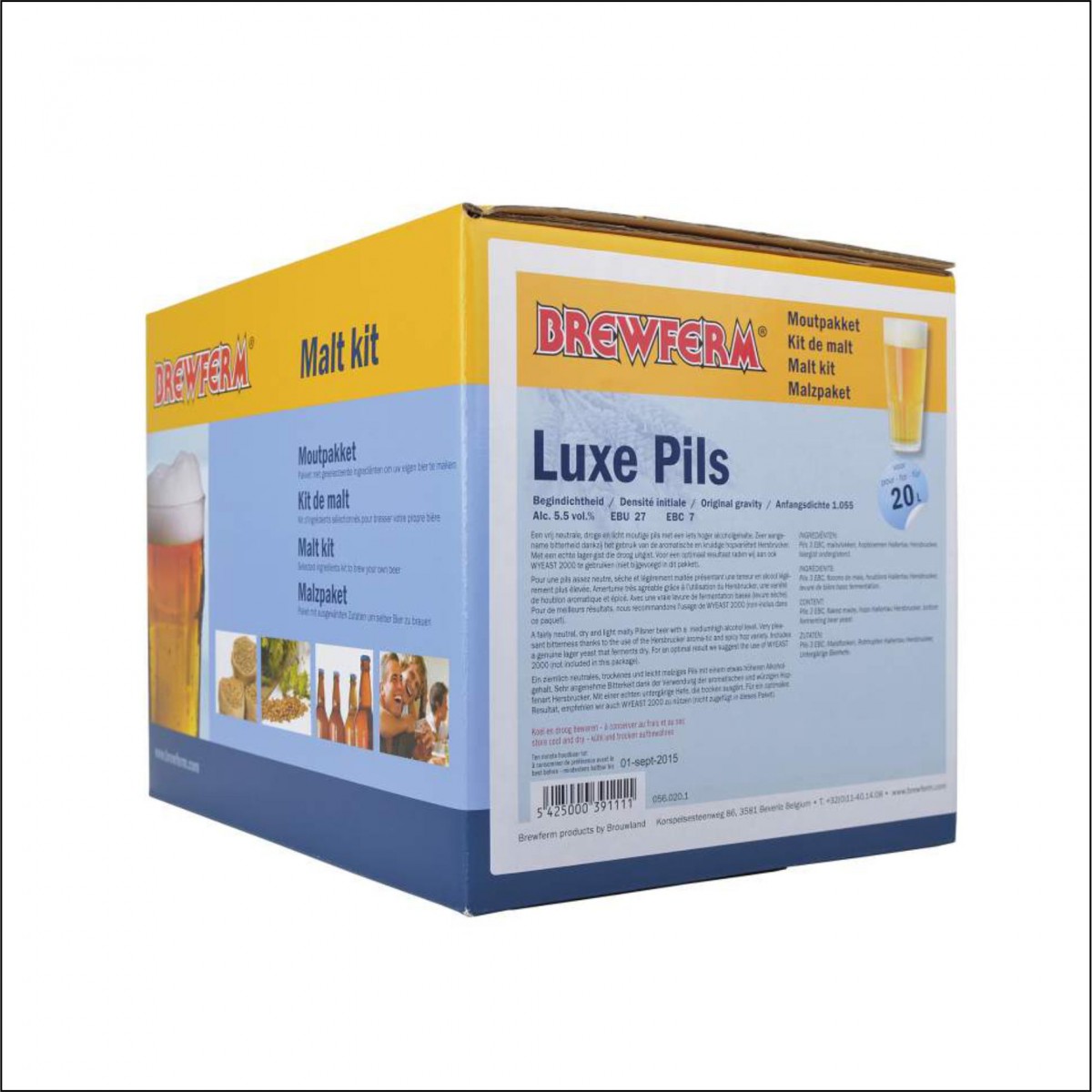 Kit de malta en grano "Rubio de Luxe"