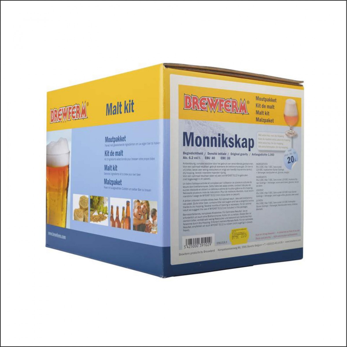 Kit de malta en grano "Monnikskap"