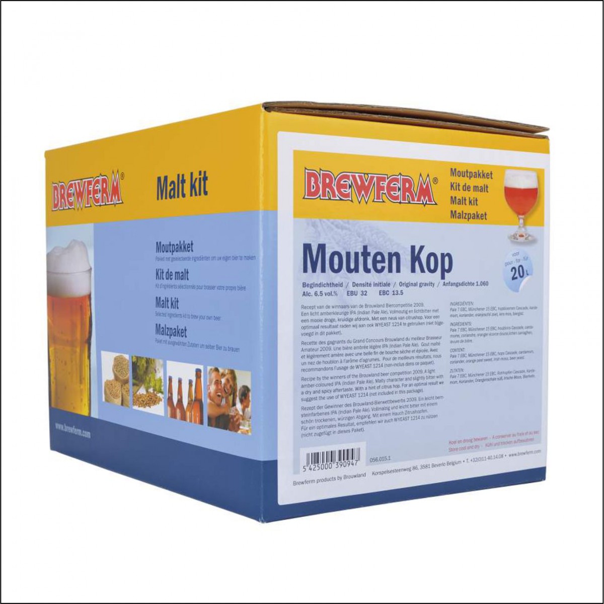 Kit de malta en grano "Mouten Kop"