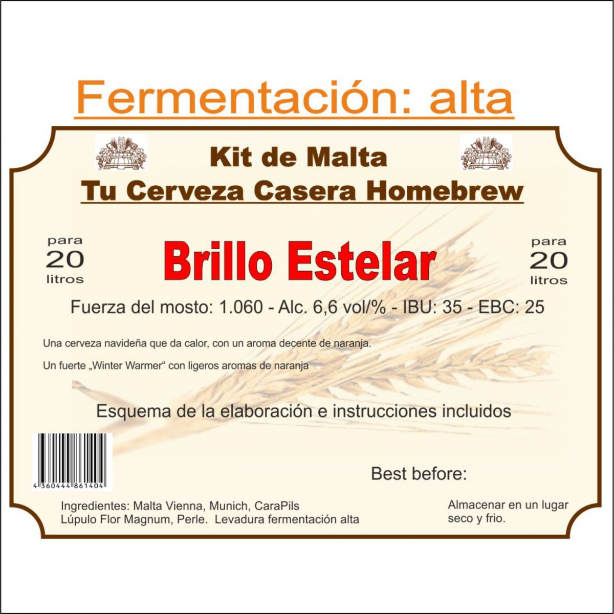 Kit en grano "Brillo Estelar"