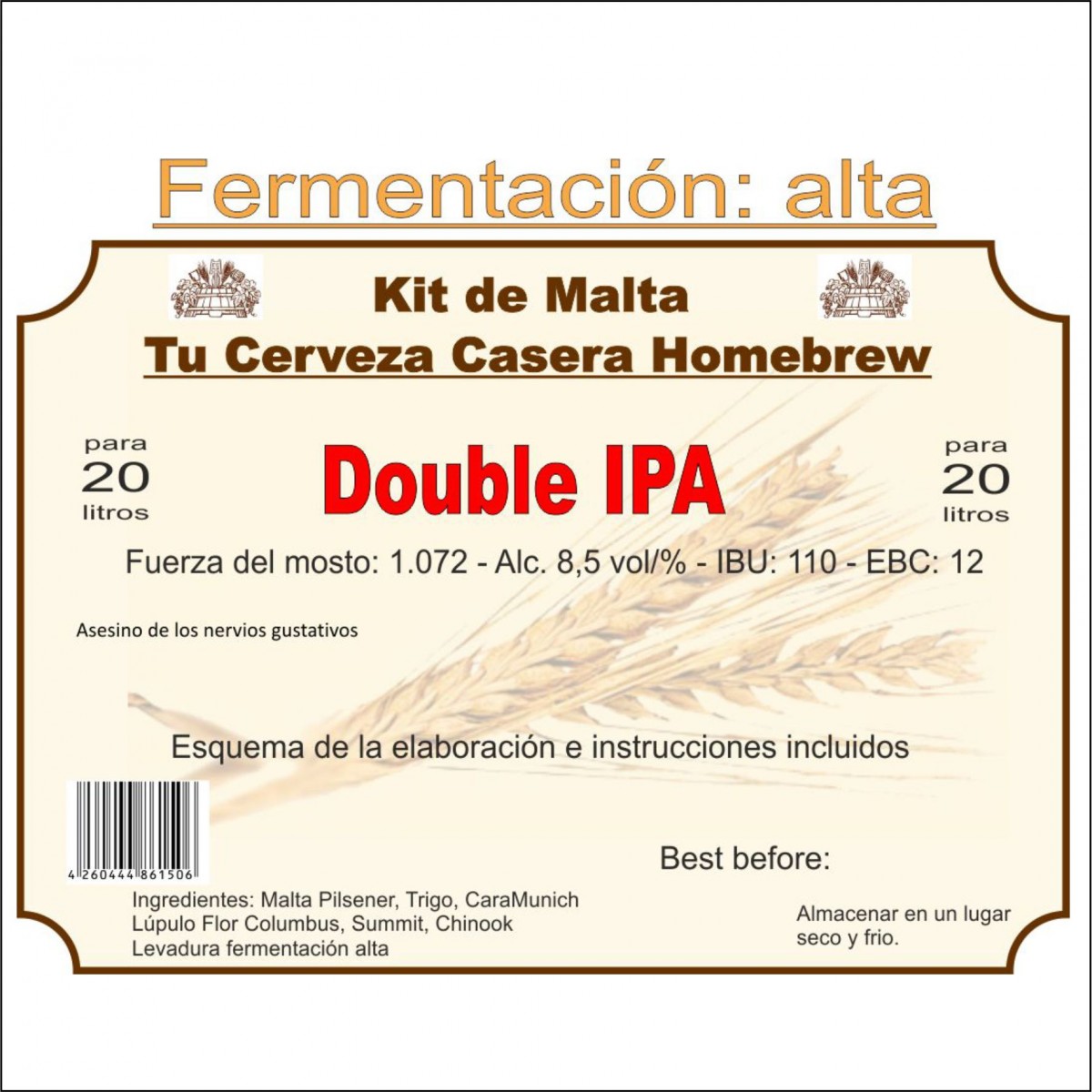 Kit en grano "Double IPA"
