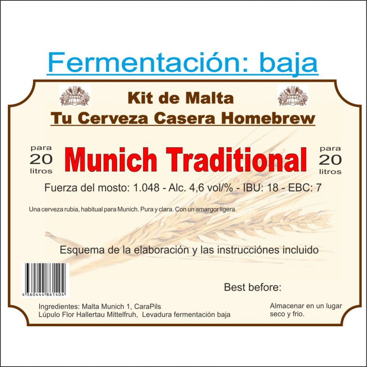 Kit en grano "Munich Traditional"