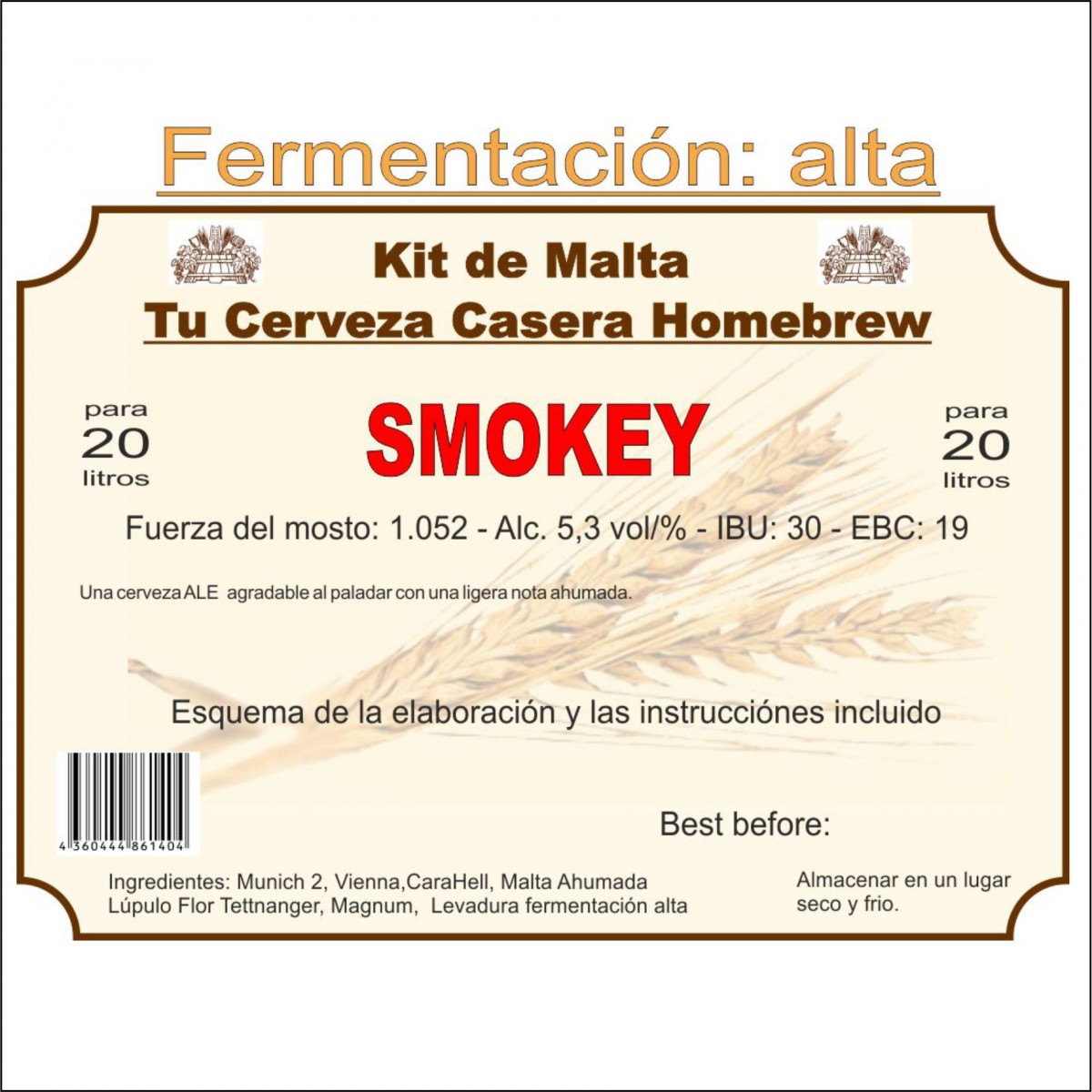 Kit en grano "Smokey"