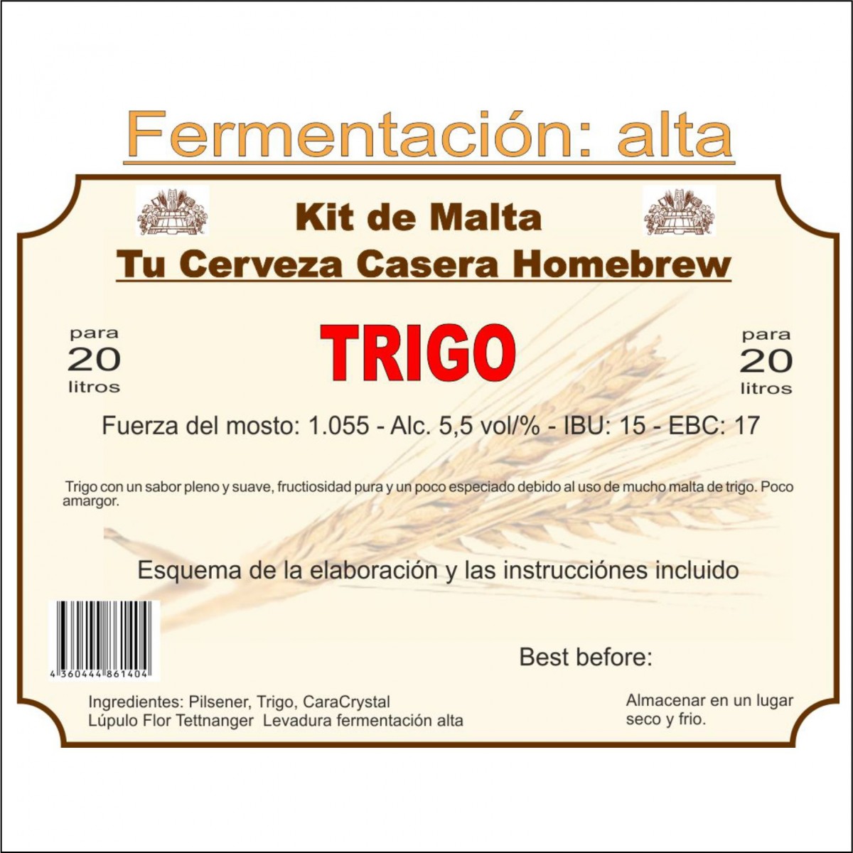 Kit en grano "Trigo"