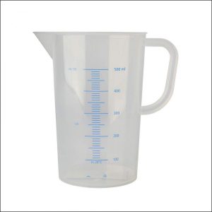 Jarra graduada de plástico, Polypropylen - 500ml