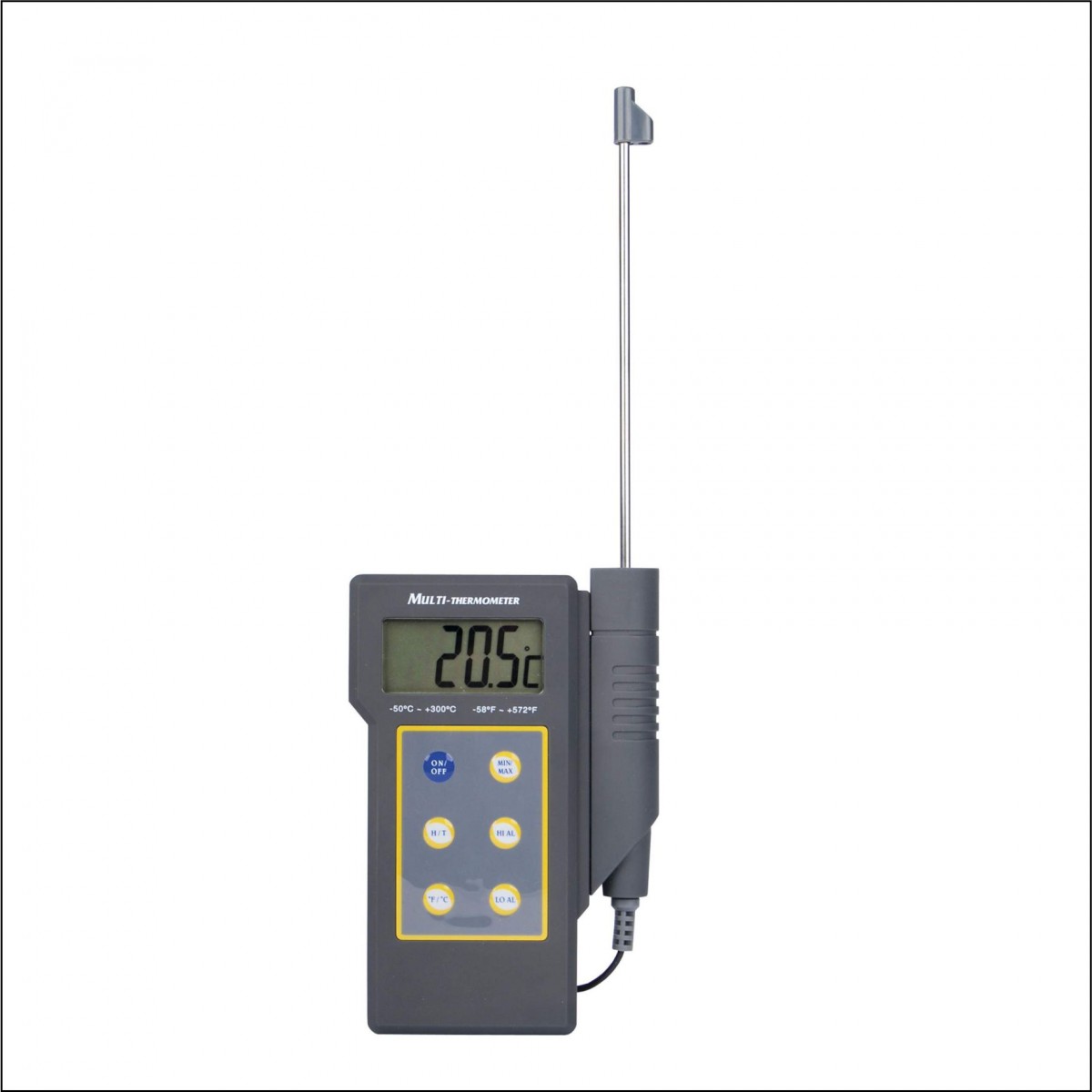 Termómetro digital con alarma -50°C/+300°C