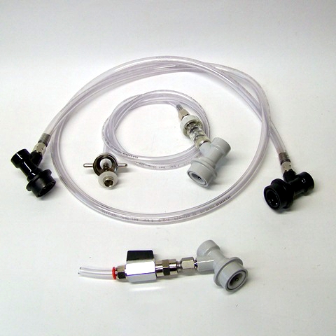 Conjunto de trasvasado para KEG (Cornelius) Ball-Lock con contrapresión