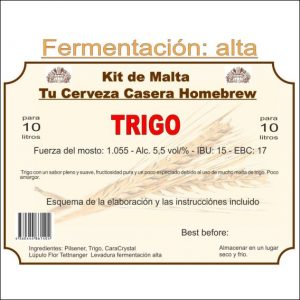 Kit en grano "Trigo" 10ltr