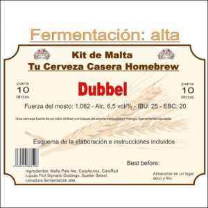 Kit en grano "Dubbel" 10ltr