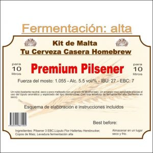 Kit en grano "PREMIUM PILSENER" F.A. 10ltr